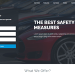 Page de destination Unbounce pour les locations de voitures