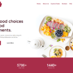 Foodera — Modèle de page de destination pour les aliments Unbounce